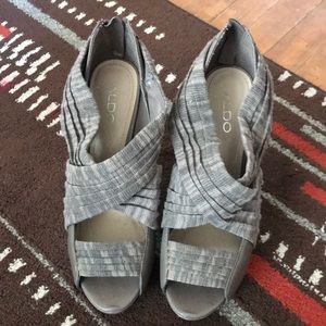 Aldo Grey Platform Heels